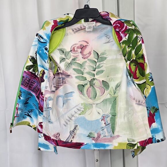 St. John Sport By Marie Gray Tropical Jacket Size XS 2-4 - Picture 8 of 13